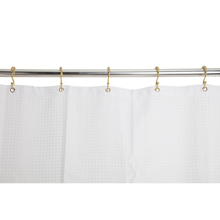 Shower Curtain Hooks，Shower Curtain Rings, Stainless Steel Rust Proof  Shower Hooks for Shower Curtain Rods Vintage Chrome Frame Roller Ball Rings