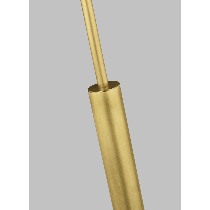 Ebell 1 - Light LED Pendant, Natural Brass