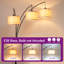 Lampe sur pied 83 po à 3 branches à intensité variable avec interrupteur rotatif-1027424891