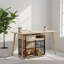 Grand meuble cage en bois avec tiroir de rangement pour chiens de taille moyenne et grande, naturel-267935726
