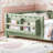 Twin Size Kids Floor Bed With Fence And Built-In Bookshelf,Twin Size Montessori Floor Bed With Slats And Safety Guardrail,Easy Assemble Montessori Beds For Kids,Green-1960787927
