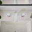 BauLoop Widespread Bathroom Faucet with Drain Assembly