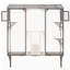 Enceinte d'extérieur Catio avec toit, grand parc pour chat en bois avec plateformes-1268964547