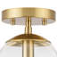 Sasheer Glass Semi Flush Mount-973820369