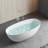 65'' X 29.5'' Freestanding Soaking Solid Surface Bathtub
