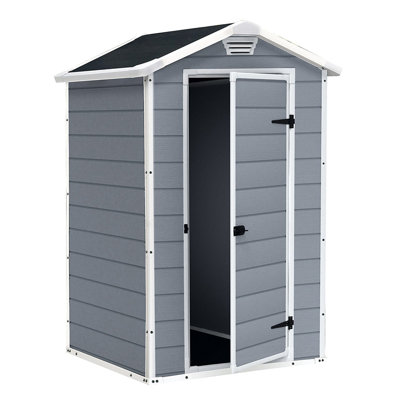 Keter Manor Shed 4x3ft- Grey