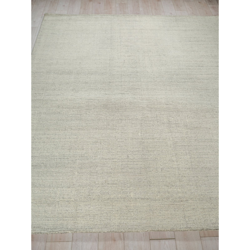Elements Hand Tufted Wool Area Rug, Gray/Ivory, Rectangle 8' x 10'