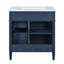 Ensemble de meuble-lavabo sur pied 30 "avec armoire à miroir-121105871