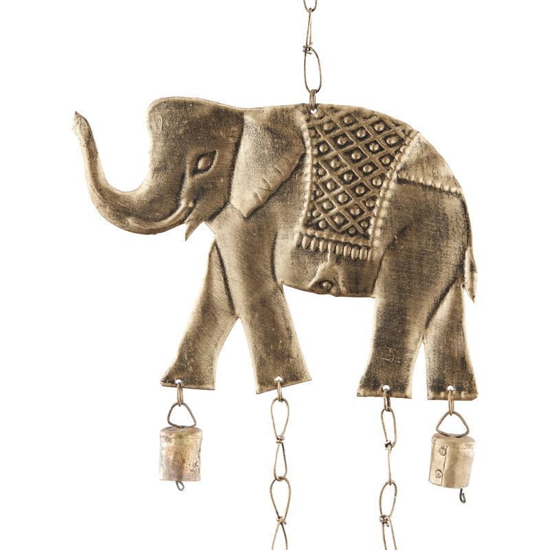 Carillon en laiton avec cloche Ossineke