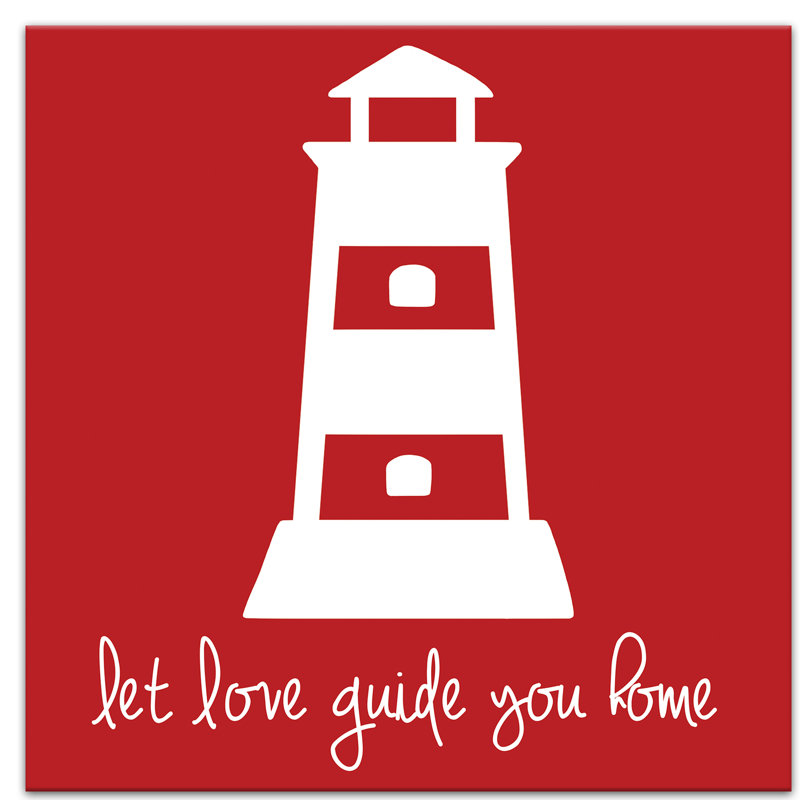 « love guide home », art sur toile Kacie