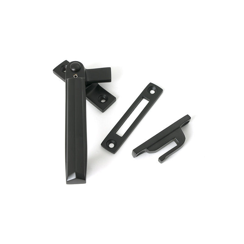 Art Deco Locking Fastener - LH, Aged Bronze