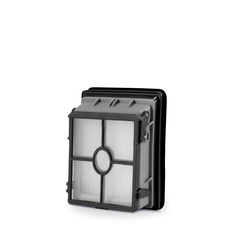 Compact Gray and Black Washable Replacement Filter