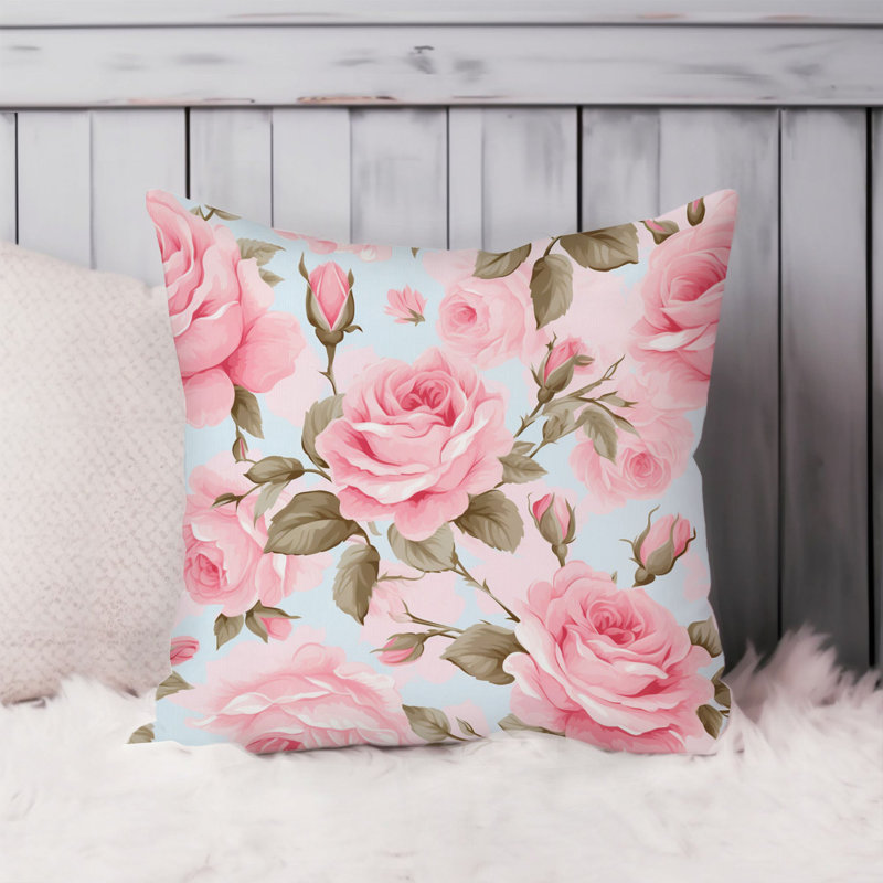 Animals William Morris Birds Damask Pattern I Cottage, 20" H x 20" W, Floral She Dreams of Flowers II Shabby Elegance