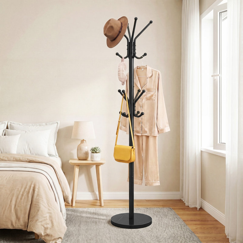 Steel Freestanding 16 - Hook, Black