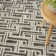 Ermie Geometric Machine Woven Polyester/Polypropylene Area Rug in Gray