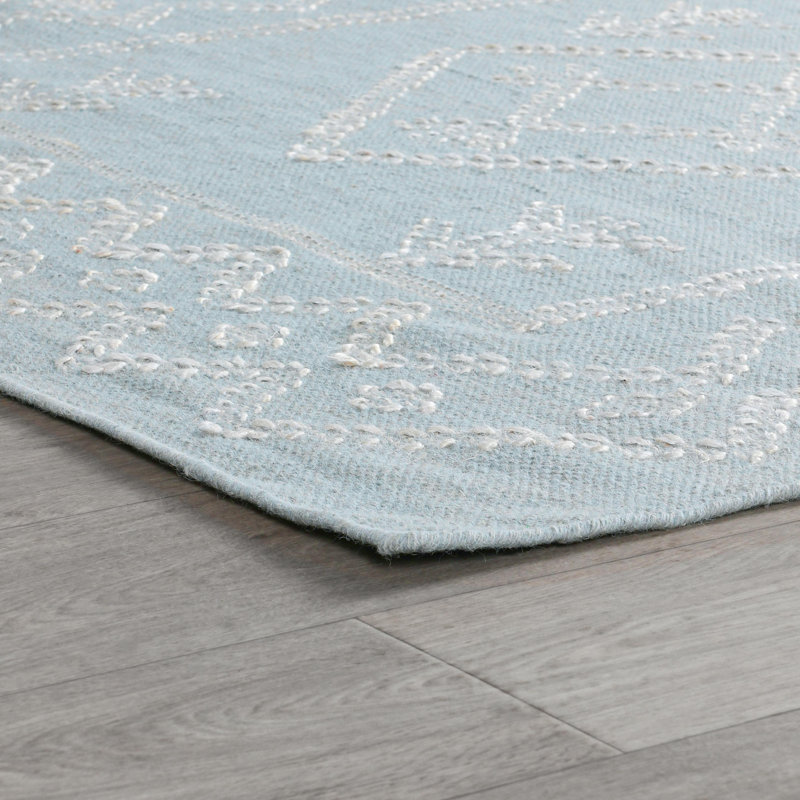 Lagos Wool Blend Accent Rug, Rectangle 2' x 3', Gray