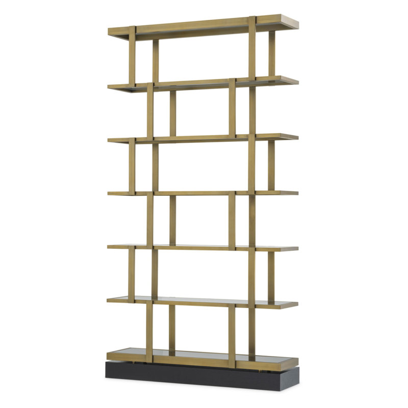 Nesto Bookcase, Brass