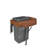 Rev-A-Shelf Top Mount Pull Out Trash/Waste Container with Soft Close-93603875-93603876