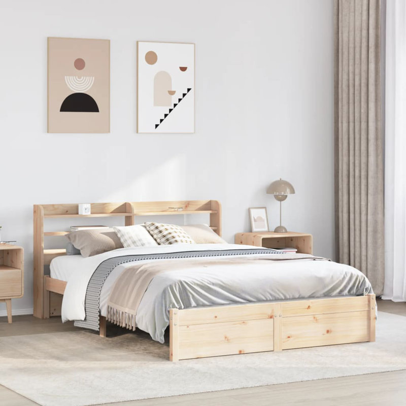 Bed Frame With Headboard Without Mattress
