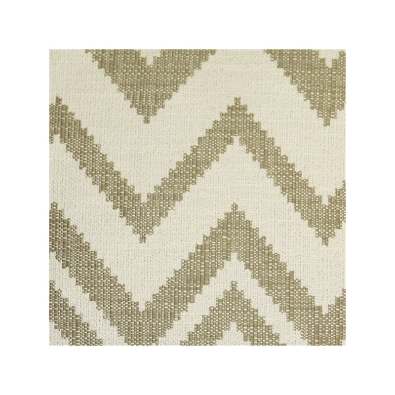 Coussin en coton «Lorenzo Zigzag», Crème