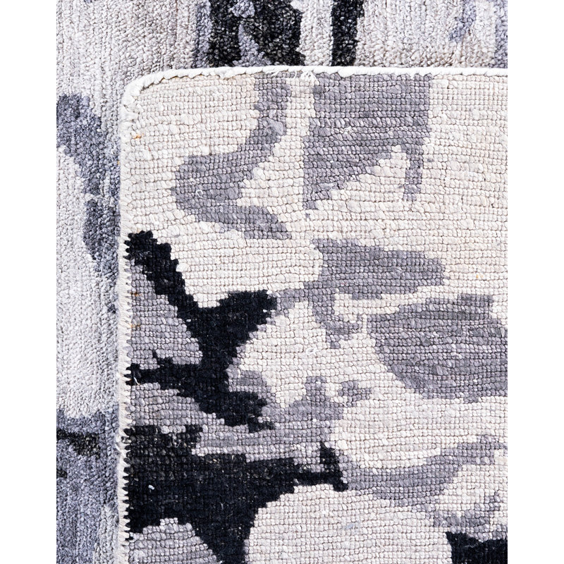 Overdyed One-of-a-Kind Rectangle 8'1" X 10'1" Hand Knotted Area Rug