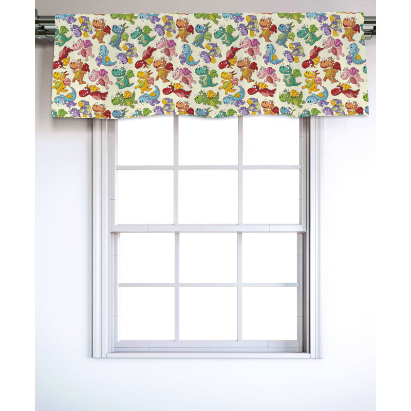Sateen Ruffled Window Valance