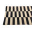 Tapis noir et blanc Noor