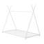 Lit plateforme simple en métal avec structure triangulaire-114246898