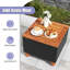 Ensemble de 3 meubles de bistro en rotin-1811790758-1811790760