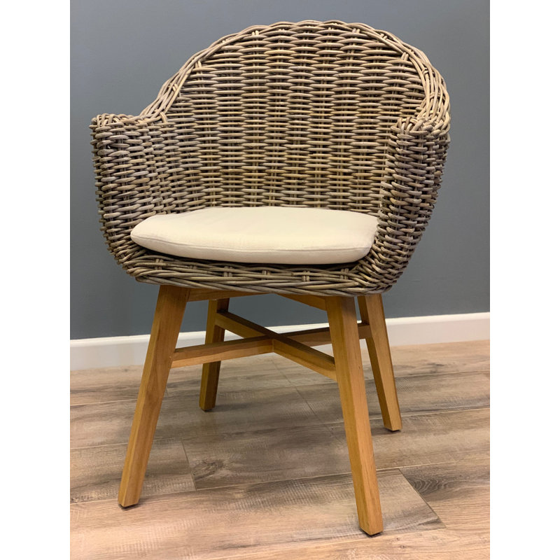 Painswick 46cm H Linen Upholstered Armchair