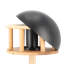 Round Oak Bird Table with Black Roof