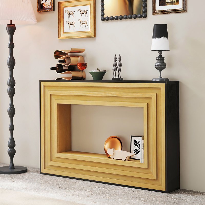 Console en bois pour l'intérieur