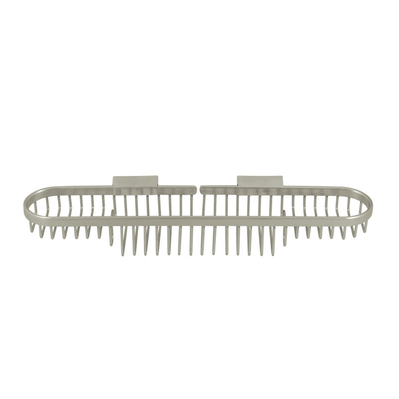 D23FE2FC9E2E465AAA20C47F12E4E70C Wire Basket; 18" Rect/Combo; Satin Nickel Finish, Brushed Nickel