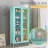 Dalziel 27.6'' Wide 4 - Shelf Storage Cabinet with Glass Doors-1738129571