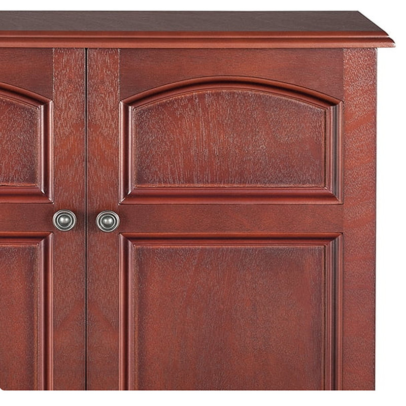 Brogden Removable Two-Door Wall Cabinet with Adjustable Shelf and Open Display Shelf