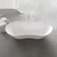 Baignoire autoportante à surface solide de 67 po, baignoire autoportante en résine de pierre avec trop-plein et bonde escamotable