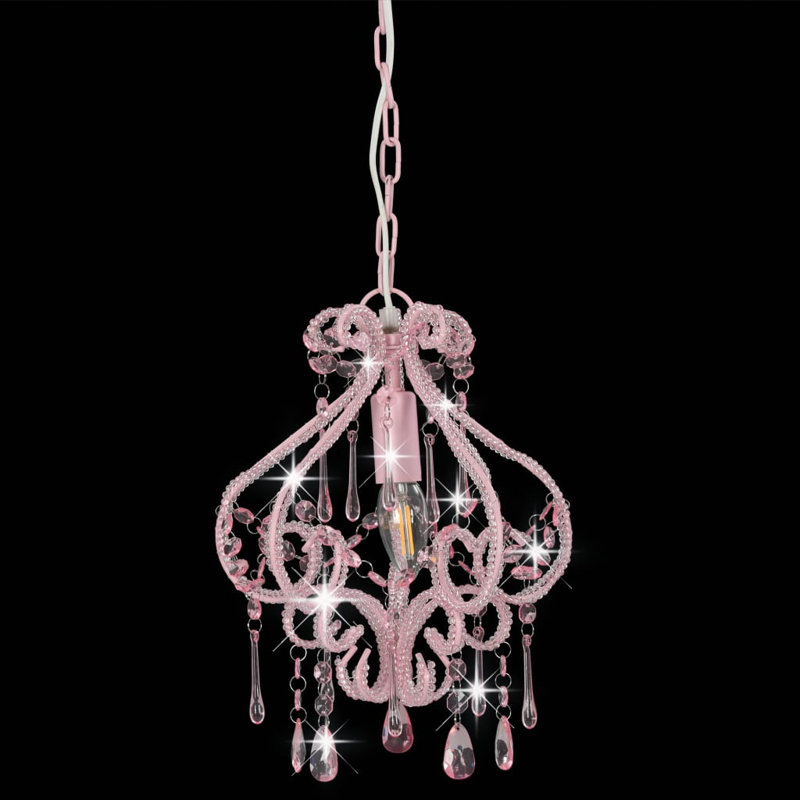 Altrincham 1 - Light Chandelier Pendant, Pink
