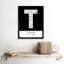 Tijuana City Map Tijuana Black & White - Single Picture Frame Print
