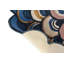 Masquerade Geometric Area Rug in Blue/Beige-1232114496