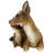 Mothers Love Doe and Fawn Statue