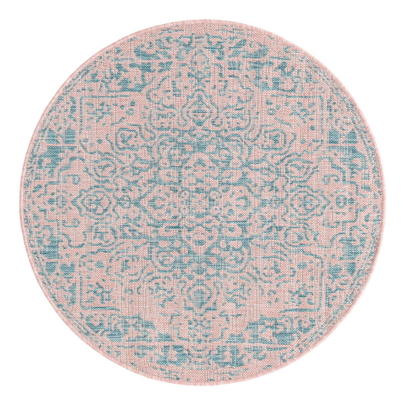 Jill Zarin Dubai Indoor/Outdoor Rug, Round 3'3"
