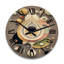 Horloge murale géométrique rétro-445761066