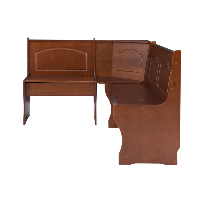 Jiles Solid Wood Storage Bench, Walnut