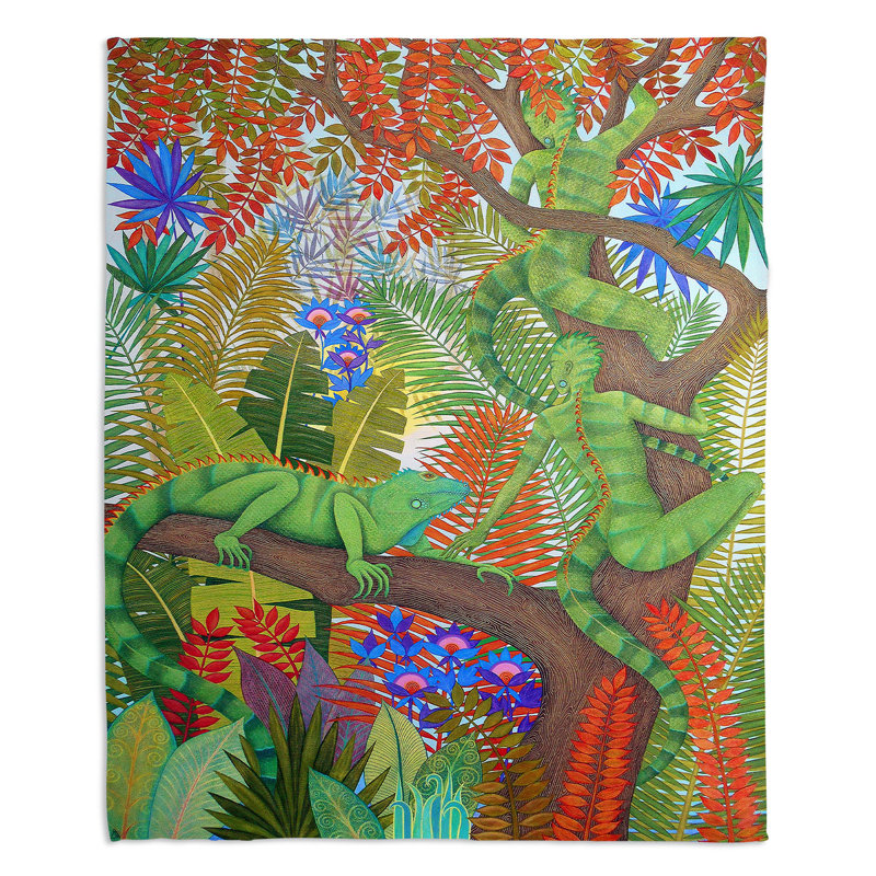 Couverture sherpa molle creatures 1, l 51 po x L 60 po
