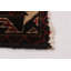 Tapis rouge foncé Andelz 3 pi 9 po x 9 pi 10 po