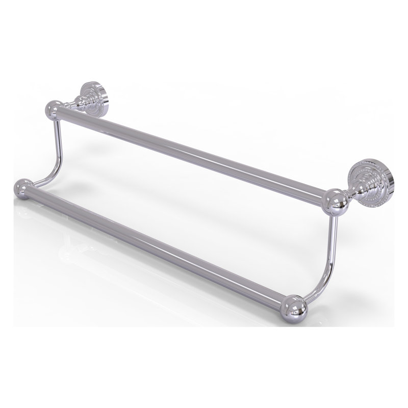 Barre à serviettes murale double Marchmont, Chrome poli