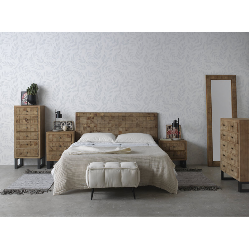 Elisabetta Solid Wood Headboard, Single (3')