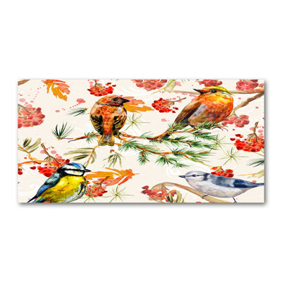 Conifers And Birds - Print