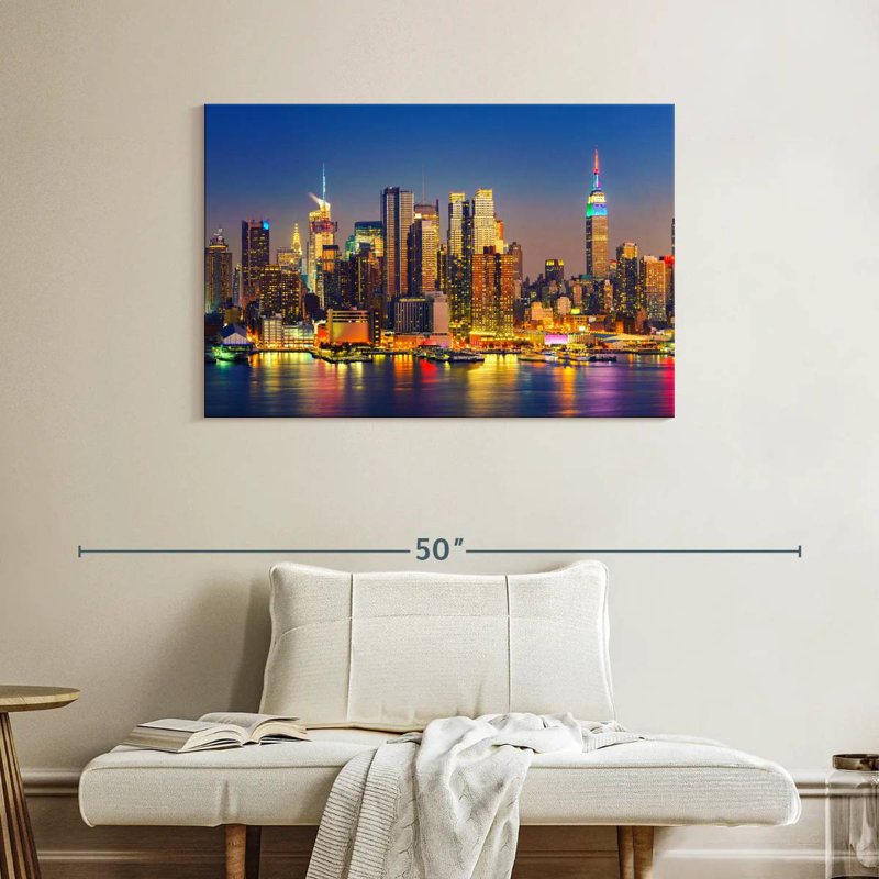 Kavia Manhattan Glowing Lights, 26" H x 39" W