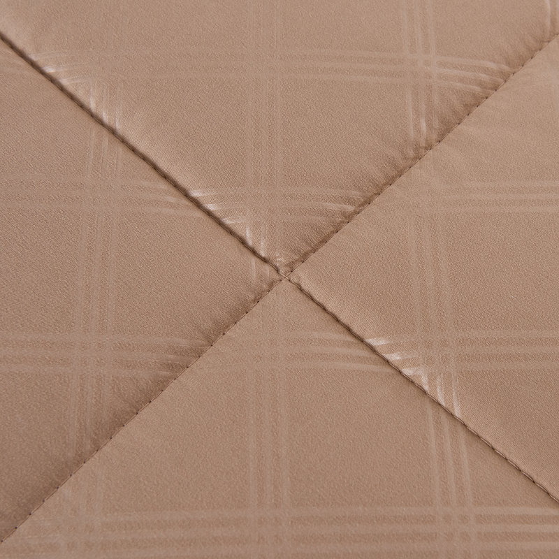 COMFORTER-SET20210310 Geometric Shapes Comforter, Cal. King Comforter + 9 Additional Pieces, Taupe